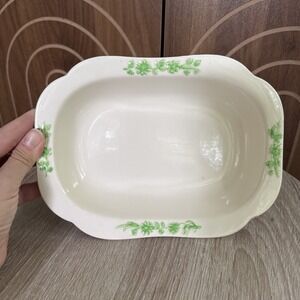9-1/4" Spode "Shamrock" Oval Vegetable Bowl / Circa 1928 / England